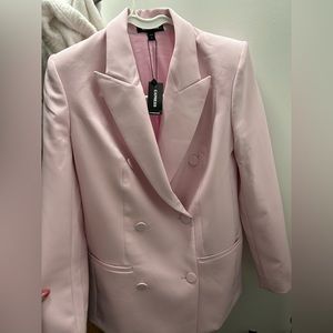 Beautiful bubble gum  pale pink express blazer!!!